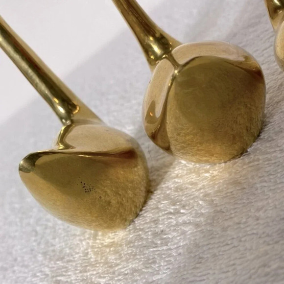 Vintage Brass  Swans x3 Decor Birds - Picture 5 of 13